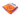 White background with a orange DOT DOT DOG Bamboo dog towel with purple piping attached to a cardboard hanger with purple text stating 'Bamboo Dog Towel'. 