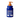 White background with a back view of a blue bottle of Douxo Ultra-safe Detangling Shampoo with orange pump. 