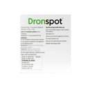 Dronspot packaging with text and branding on a white background