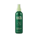 White background with a green spray bottle of Earth Rated Dog Refresh Mist, additionally on the bottle is text 'White tea & basil'.