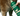 Hand holding a green bottle of Earth Rated Double Coat Dog Shampoo whilst applying it to a dog's thick double coat.