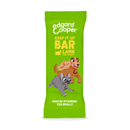 White background with an green packet of Edgard & Cooper Keep it Up Lamb & Turkey Bar pictured. On the packet is an illustrated French Bulldog and Cocker Spaniel. Text on the pack reads, 'Edgard & Cooper, Keep it Up Bar,  Lamb & Turkey. High in Vitamins, yes really.'
