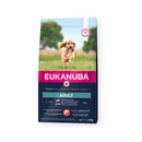 Eukanuba Medium Adult Dry Food Fresh Chicken on white background