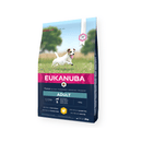 Eukanuba Small Adult Dry Food Fresh Chicken on white background