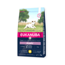 Eukanuba Growing Small Puppy Dry Dog Food Fresh Chicken on white background
