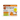 A box of Forthglade pet food variety pack for adult dogs, featuring brown rice and adult complete flavors. The packaging is light gray with orange, brown, and green accents, and features an illustration of a white dog with black spots.