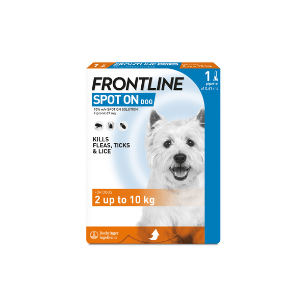 Frontline Spot On Flea And Tick Control For Dogs Pack