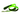 White background with a Rainbow reflective dog collar with a green trim pictured.