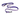 White background with a purple Halti Double Ended Lead with a metal clips and loops. 