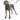 White background with a Great Dane dog wearing a Black Halti 'No Pull' Harness with a metal clips and loops. 