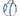White background with a blue Halti Walking Harness with a metal clips and loops.