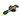 A Happy Pet duck-shaped woven dog toy with a green head, yellow beak, blue body, and tan back, shown on a plain white background.