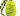 A close up of a lime green Grrrelli Rope Tugger Dog Toy textured rubber dog toy with a braided rope handle in black, yellow, and green, isolated on a white background.