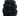 A close up of a black Grrrelli Tough Dog Toy textured rubber dog toy, isolated on a white background.