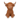 White background with a Happy Pet brown highland Cow with a fluffy body and head with horns and stitched features.