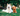 Garden environment with a White German Shepherd dog with a Happy Pet brown highland Cow with a fluffy body and head with horns and stitched features.