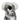 A close up of a Happy Pet plush koala toy with grey and white fur, large fluffy ears, and a black nose, photographed against a plain white background.
