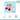 A Small Happy Pet Lamb Chop plush sheep dog toy with red feet on a blue background, featuring the Lamb Chop brand. With measurements surrounding.
