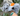 Husky playing with a large Hemmo and Co. Mallard duck plush dog toy. 