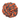 White background with an orange and grey rope ball. 