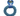 A blue braided rope dog toy with a hanging retail header card that reads 'Nuts for Knots' and 'Small Rope Dog,' photographed on a plain white background.