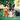 Garden environment with a German Shepherd dog with two Happy Pet brown highland Cows, one brown jumbo and one small white cow.