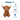 White background with a Happy Pet brown highland Cow with a fluffy body and head with horns and stitched features. With product features listed to the side.