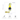 White background with a blue and yellow Happy Pet Minion dog toy with tug ropes at the top and bottom, with measurements showing size of height 28cm and width 8cm.