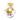 A plush dog toy of Tails from Sonic the Hedgehog, featuring his classic yellow body, cream-colored face and belly, white gloves, and red-and-white striped shoes, set against a plain white background.