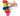 White background with a five Hem & Boo TPR balls attached to a ropes, in different colours: Red, Yellow, Blue, Orange and Pink.