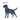 White background with a silhouette of a dog with measurement guide for a Medium Henry Wag Dog Travel Harness. 