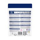 Back view of bag of Hills Hypoallergenic dog treats packaged in a white bag on white background.  