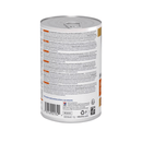 Back view of Hills Prescription Urinary Care Adult dog food tin on a white background. 