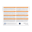 Back view of Hills Prescription Urinary Care Salmon wet food box on a white background. 