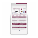 Back view of bag of Hills Prescription Diet i/d Sensitive dry food packaged in a white bag on white background.