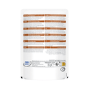 Back view of Hills Prescription Kidney Care Salmon wet food pouch on a white background. 