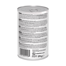 Back view of Hills Science Plan wet dog food tin on a white background. 