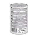 Back view of Hills Science Plan wet dog food tin on a white background. 