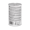 Back view of Hills Science Plan wet dog food tin on a white background. 