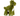A House of Paws plush green dinosaur toy with white accents, including a belly patch, teeth, and claws, shown standing against a plain white background.