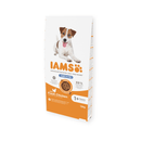 IAMS Dry Light in Fat Dog Food Fresh Chicken 12kg on white background