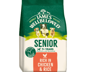 James Wellbeloved Senior Chicken & Rice Dry Dog Food - 15kg