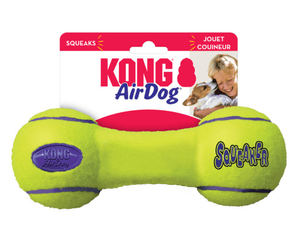 KONG AirDog Squeaker Dumbbell in packaging