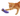 White background with a ginger tabby kitten playing with a KONG Active Cork cat toy with a feather tail attached.