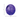 White background with a purple KONG Cat Treat Ball with measurement below showing ball is 2.6" x 2.6". 