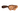 Brown faux fur beaver cat toy with black eyes and dark brown nose and and tail on a white background. 