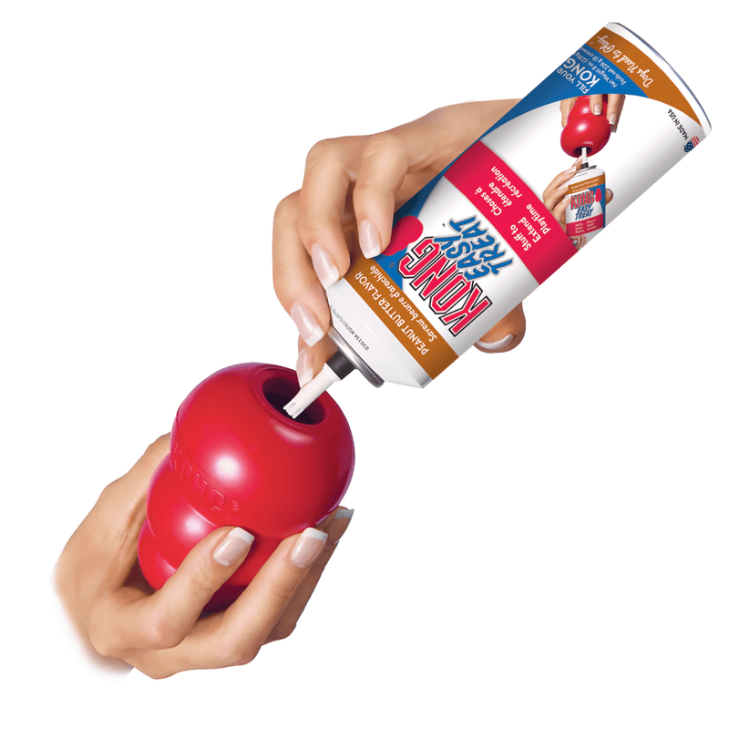 Kong Classic with KONG easy treat squirting
