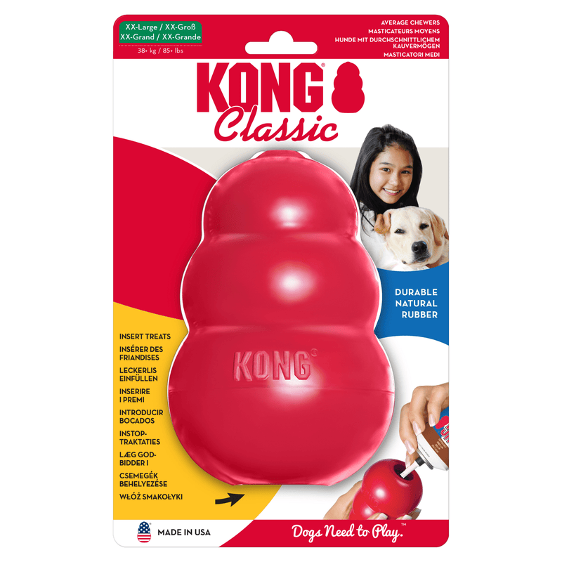 XXL Kong Classic Red Toy in Packet