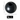 White background a black Small KONG Extreme Dog Ball, with measurement below showing ball is 6.3cm. 