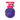 White background with a purple Medium/Large KONG FlexBall attached to a cardboard tag, pictured on the tag is a lady with a Golden Retriever.